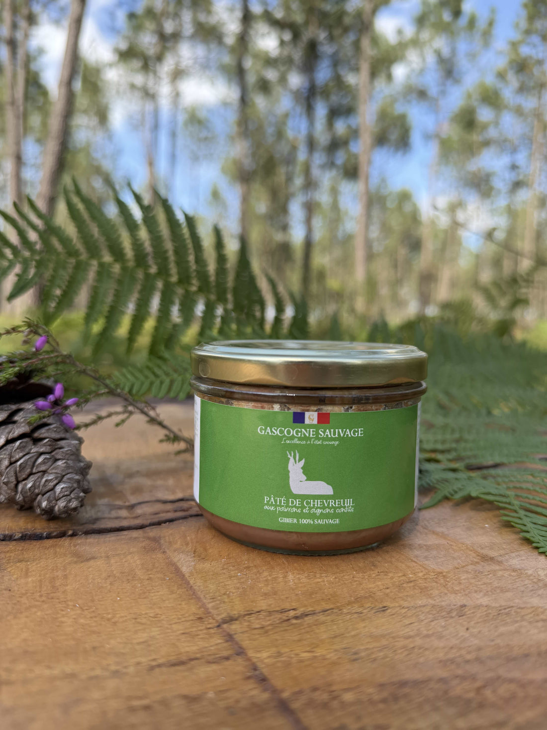 PÂTÉ DE CHEVREUIL AUX POIVRONS CONFITS