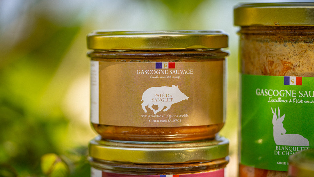PÂTÉ DE SANGLIER AUX POIVRONS CONFITS